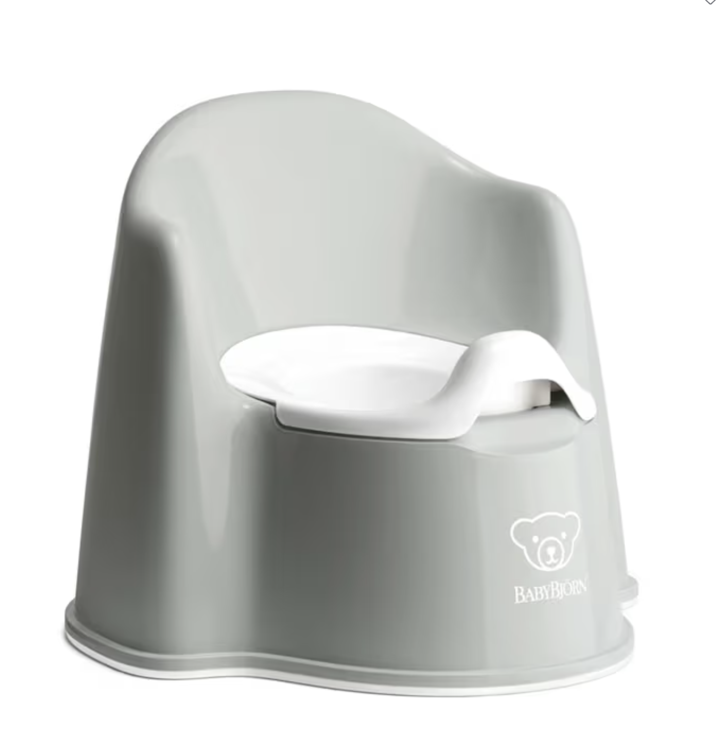 BabyBjorn Potty Chair - Grey/White - Baby Bunting